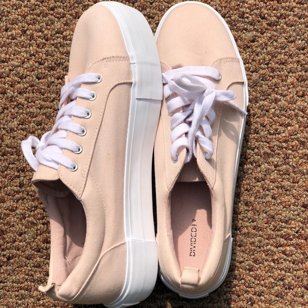 H&M pink Flatform Sneakers
